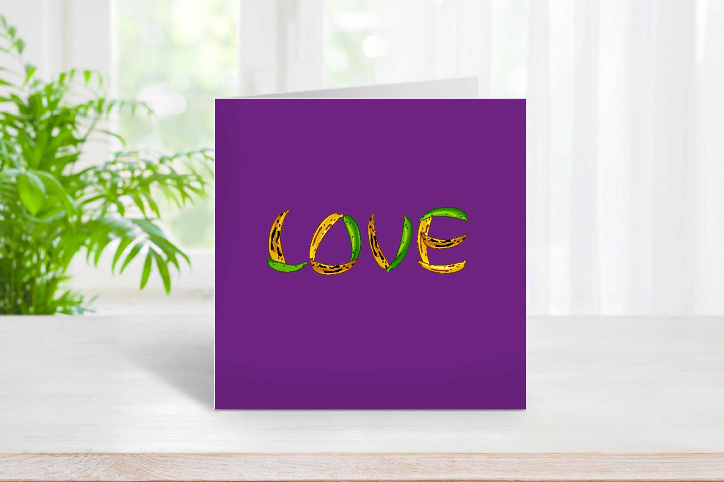 LOVE PLANTAIN GREETINGS CARD
