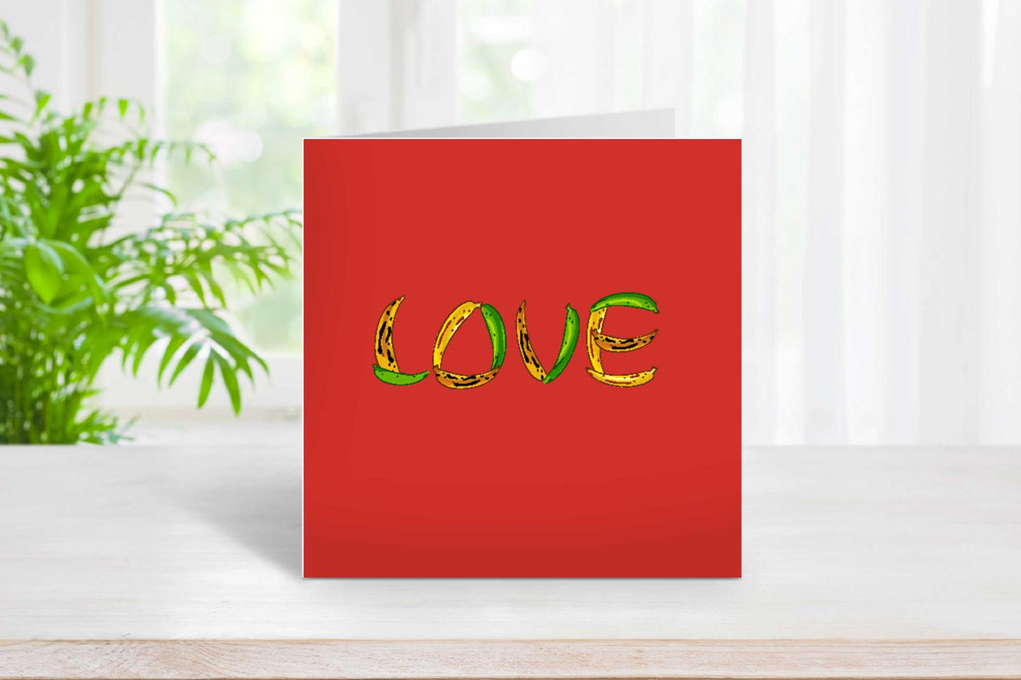 LOVE PLANTAIN GREETINGS CARD