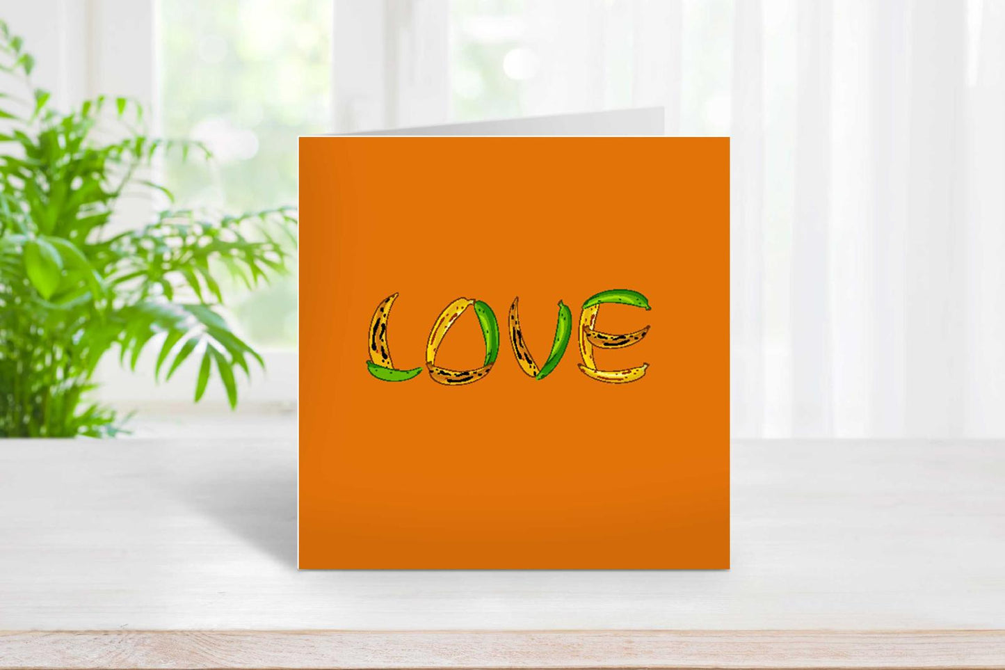 LOVE PLANTAIN GREETINGS CARD