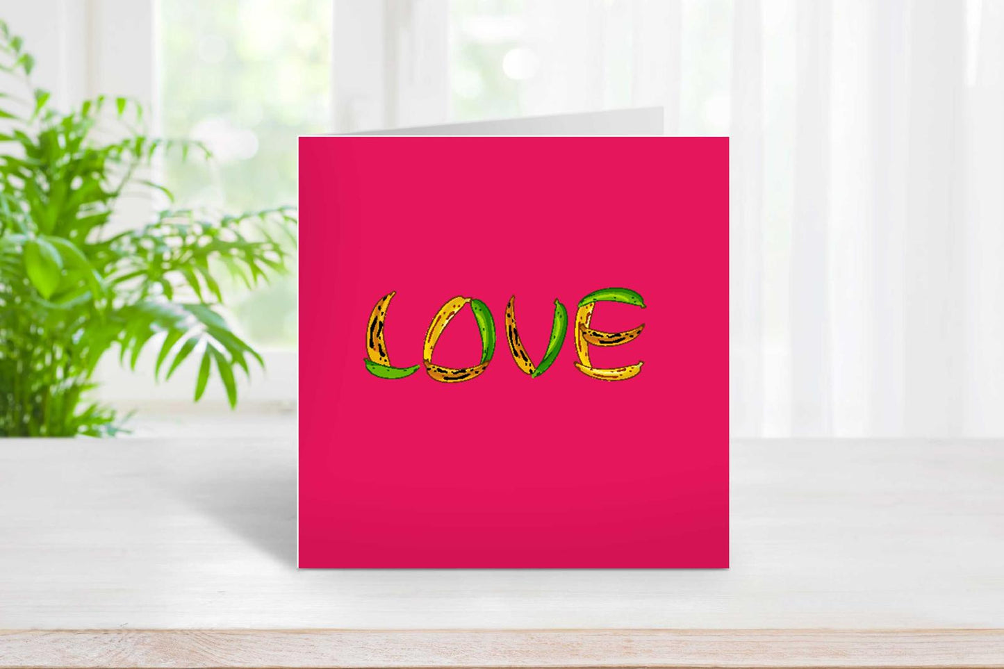LOVE PLANTAIN GREETINGS CARD