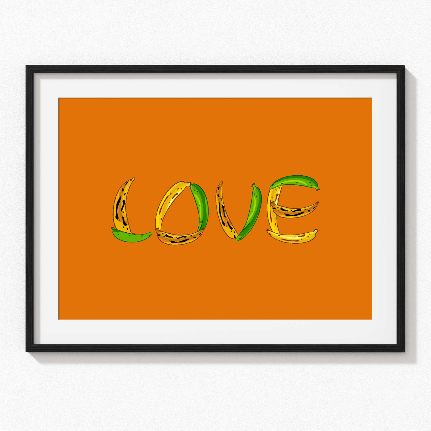 LOVE PLANTAIN WALL PRINT