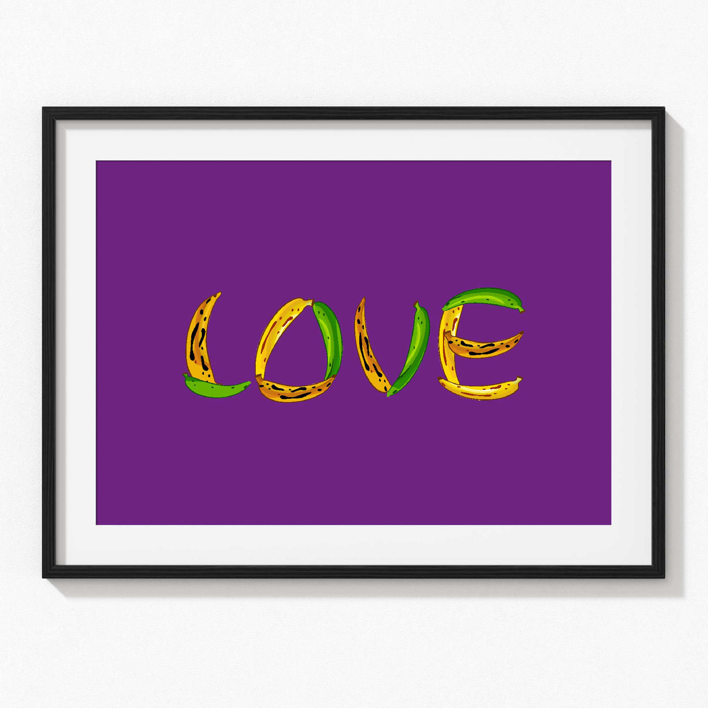 LOVE PLANTAIN WALL PRINT