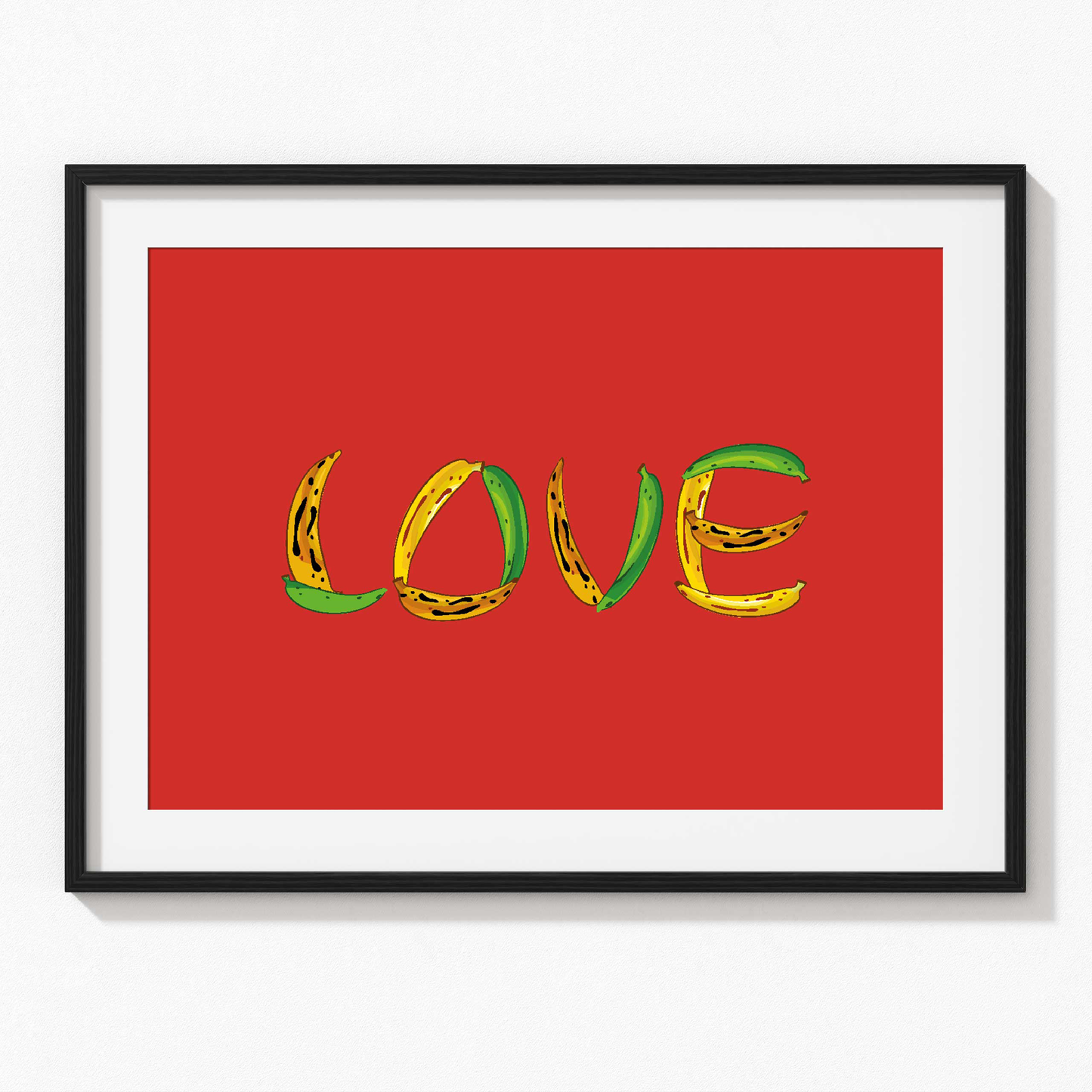 LOVE PLANTAIN WALL PRINT