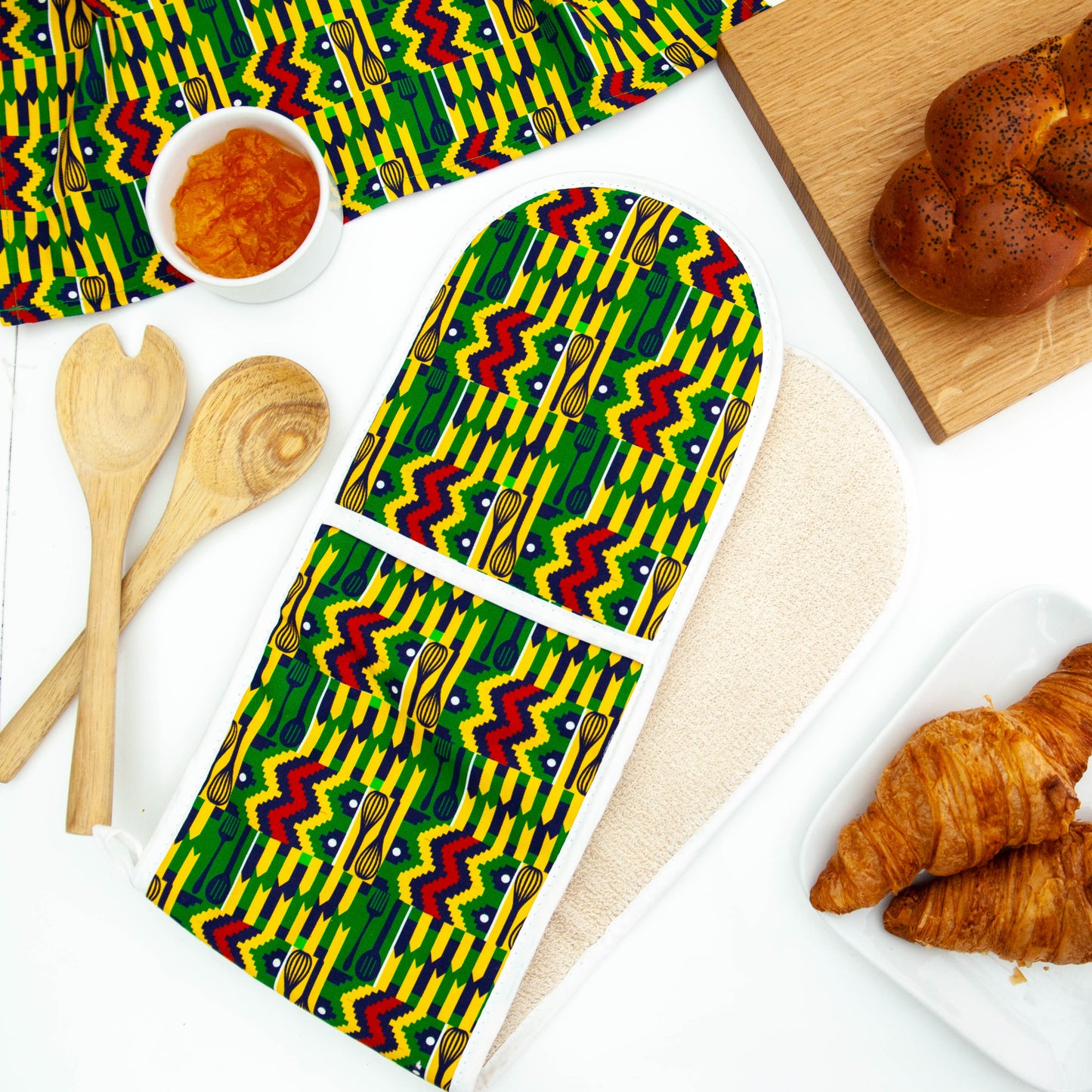 DOUBLE OVEN GLOVE FANTE KENTE