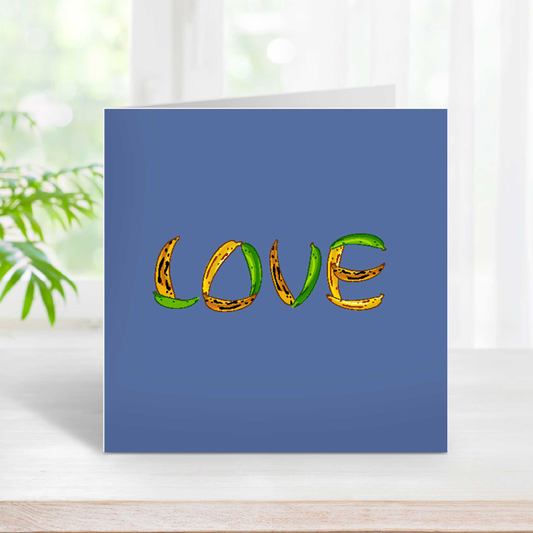 LOVE PLANTAIN GREETINGS CARD